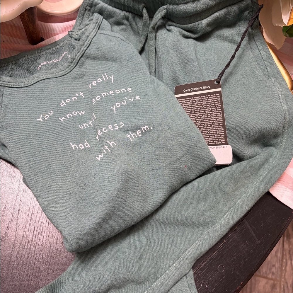 good hYOUman Green Kids Matching Set